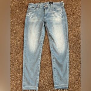 AG Adriano Goldschmied The Mid Rise Stevie Capri Jeans Size 28